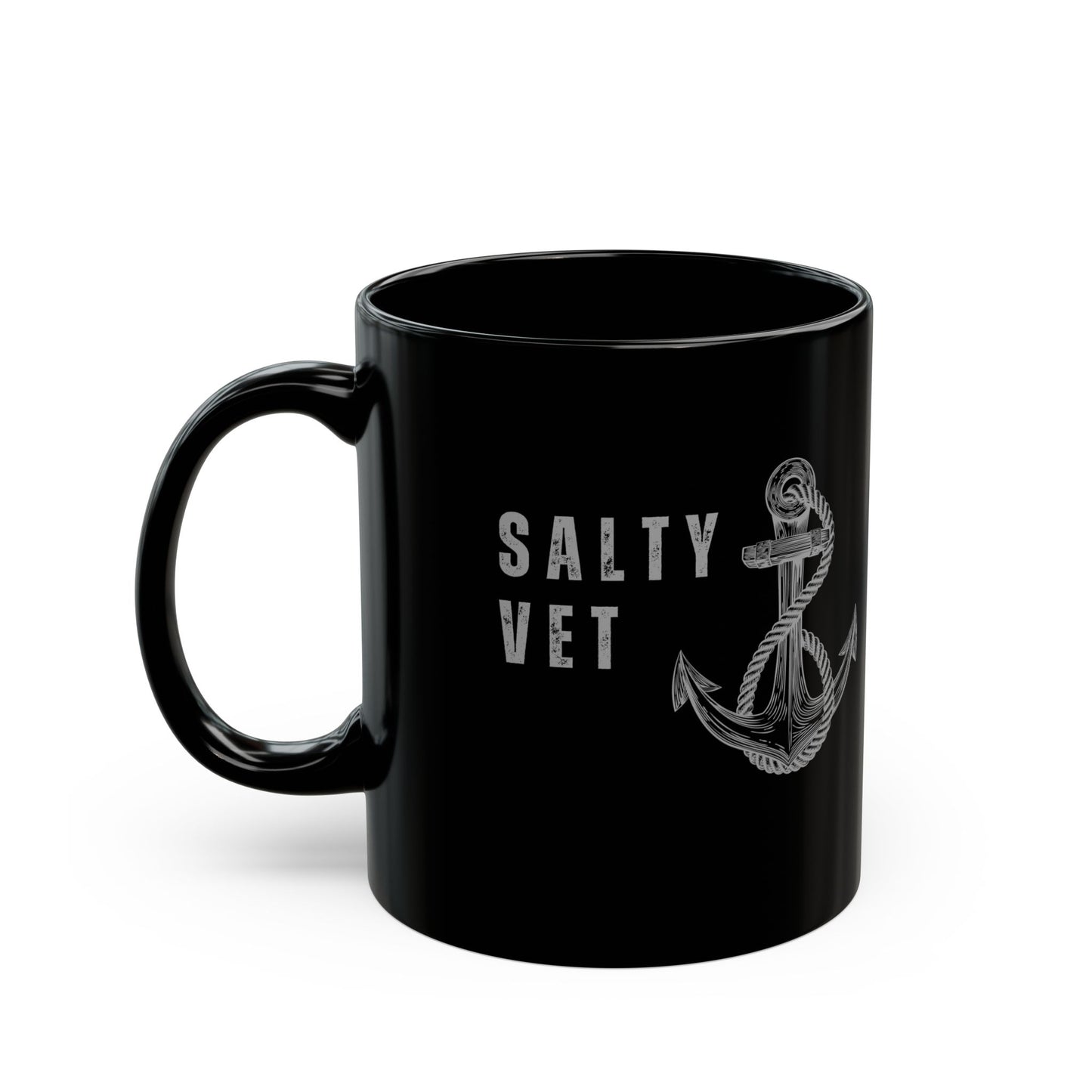Salty Vet, Black Mug [FUELED BY COFFEE AND COMBAT]