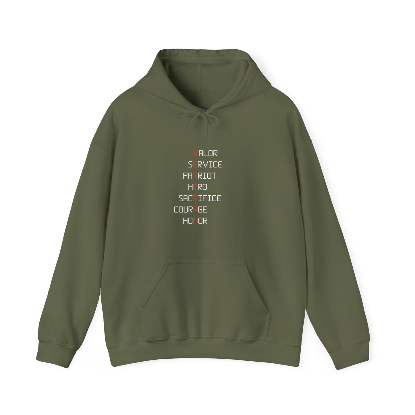 Veteran, Unisex Hoodie [FOREVER PROUD, ALWAYS STRONG]