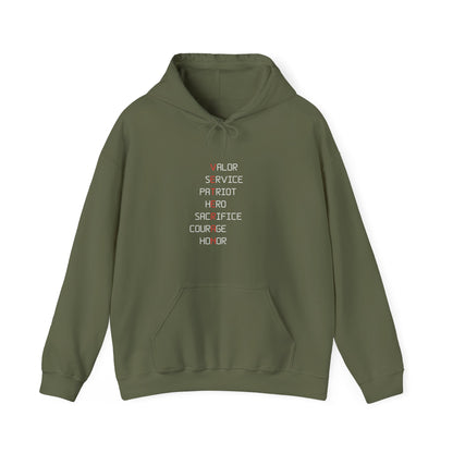 Veteran, Unisex Hoodie [FOREVER PROUD, ALWAYS STRONG]