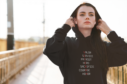 Veteran, Unisex Hoodie [FOREVER PROUD, ALWAYS STRONG]