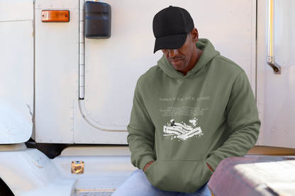 Embrace the Suck, Trainwreck, Unisex Hoodie [NO EXCUSES, JUST GROWTH]