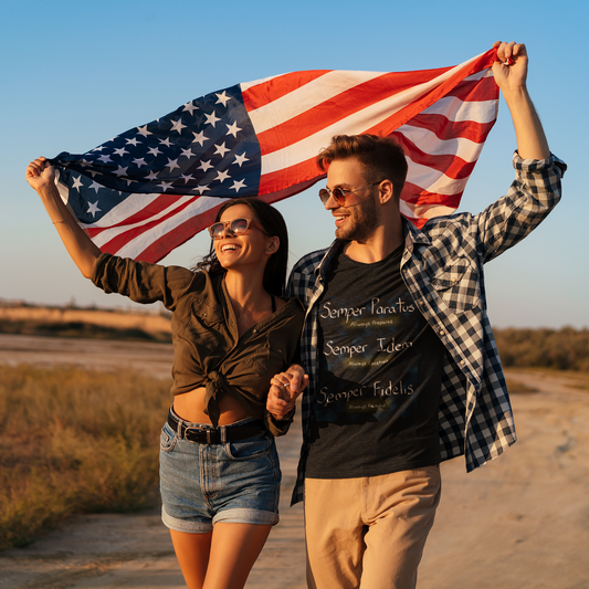 Semper Unisex T-shirt [PREPARED, CONSTANT, FAITHFUL]